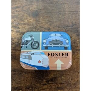Foster Goldtone & Rhinestone Tie Tac & Tie Bar